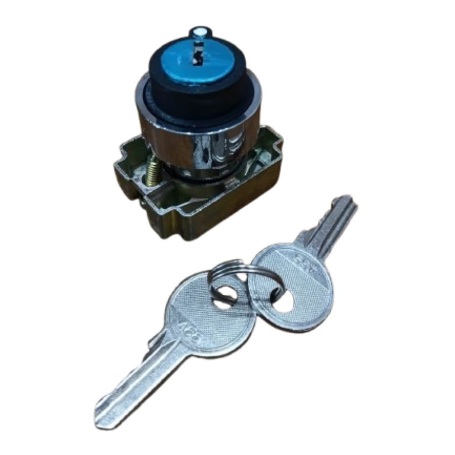 Chave comut seletora metal - furo ø 22,5mm - lay5-bg6