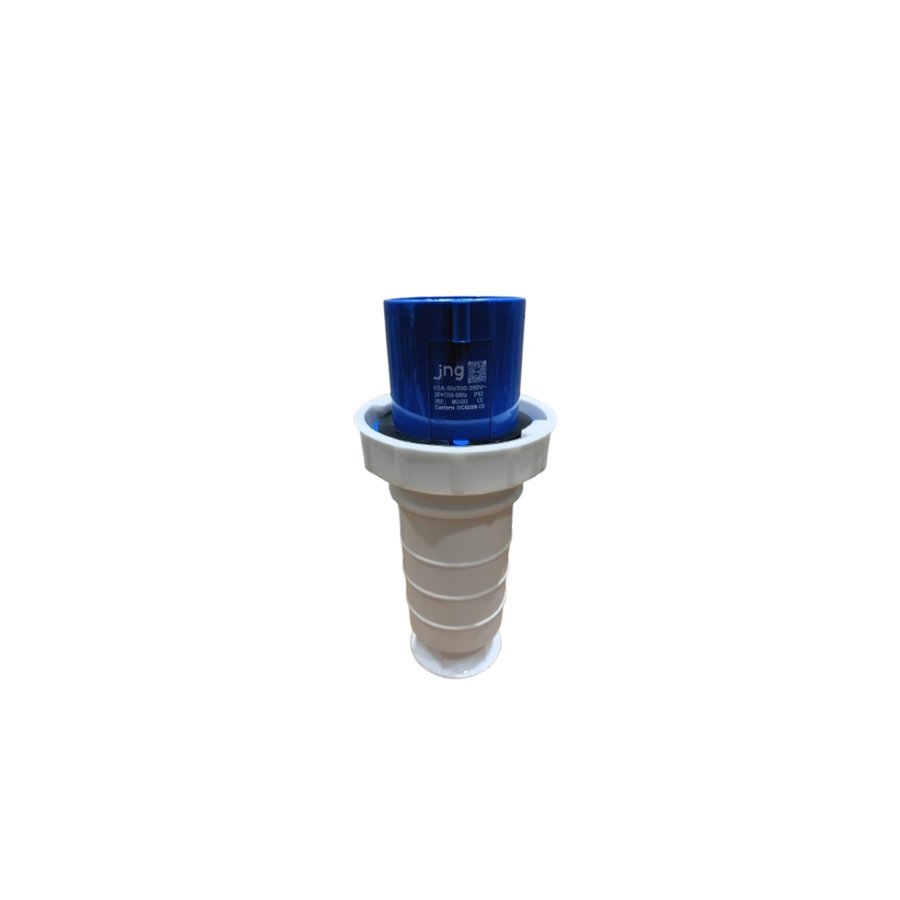 Plug - mgi-033 - 63a - 2p+t+p - 6h - azul - 220vca